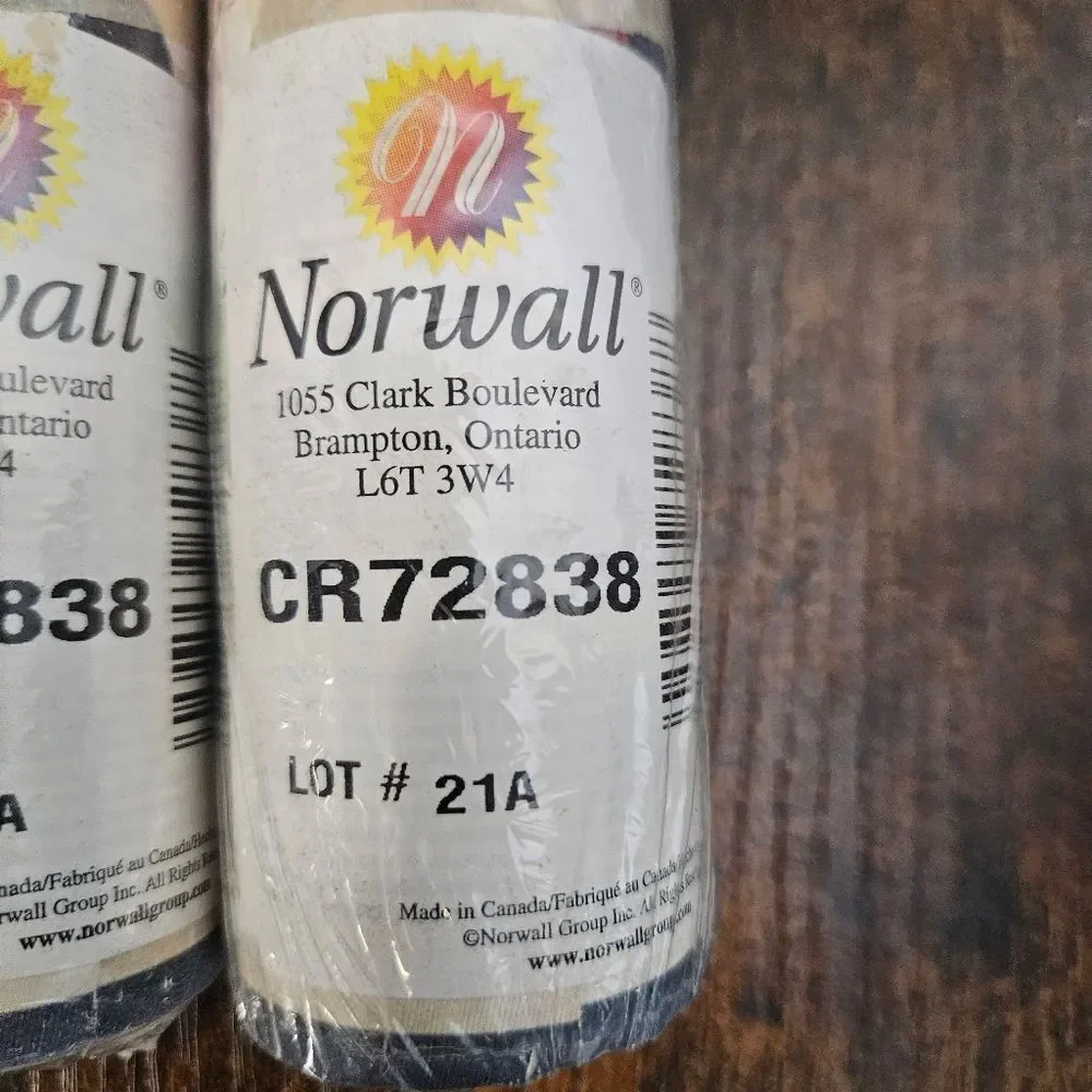 Lot of 2 Norwall Floral Pre Pasted Wallpaper Border #CR72838